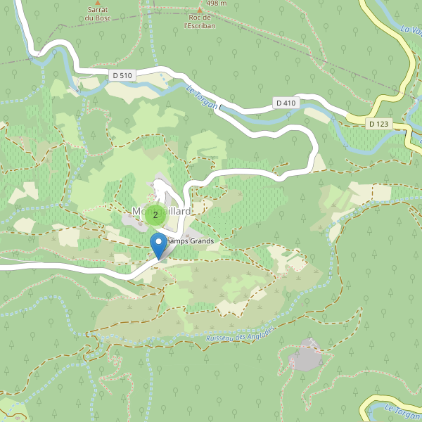 Carte des parkings à Montgaillard (Aude) Thumbnail