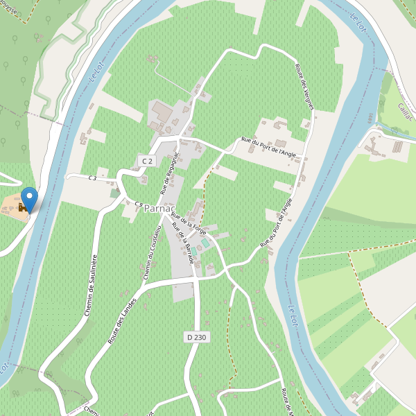 Carte des parkings à Parnac (Lot) Thumbnail