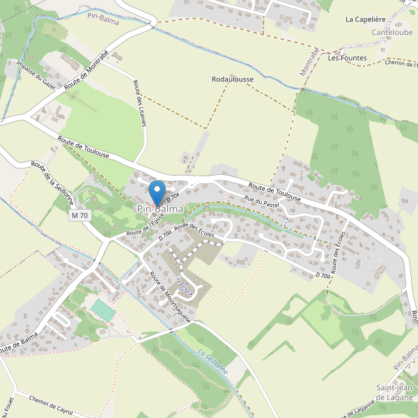 Carte des parkings à Pin-Balma Thumbnail