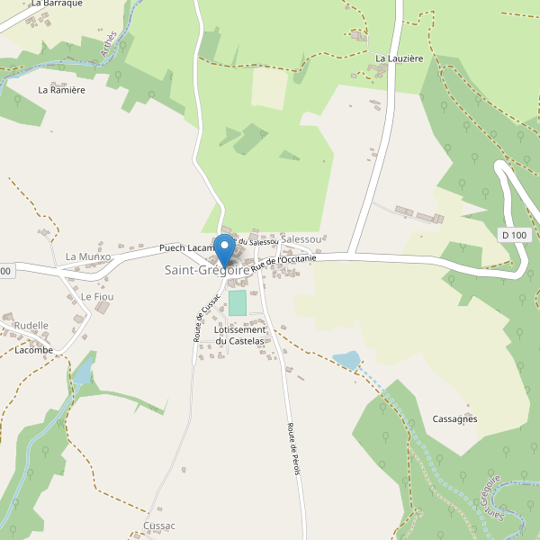 Carte des parkings à Saint-Grégoire (Tarn) Thumbnail