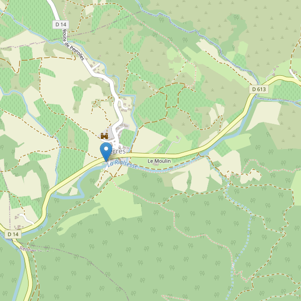 Carte des parkings à Serres (Aude) Thumbnail
