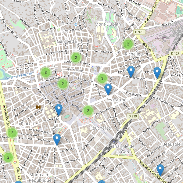 Carte des pharmacies à Nîmes Thumbnail