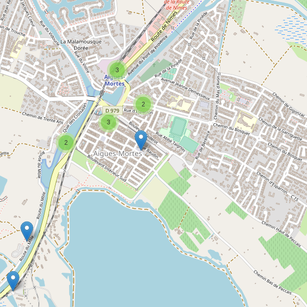 Carte des stationnement-velos à Aigues-Mortes Thumbnail