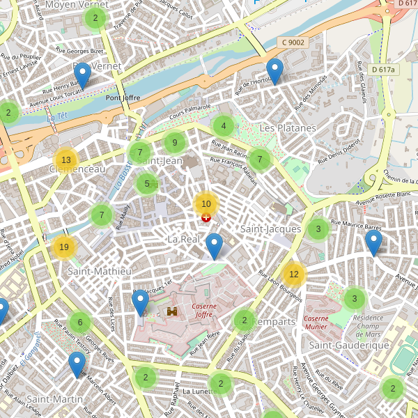 Carte des stationnement-velos à Perpignan Thumbnail