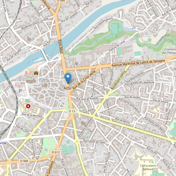 Carte des taxi à Albi Thumbnail