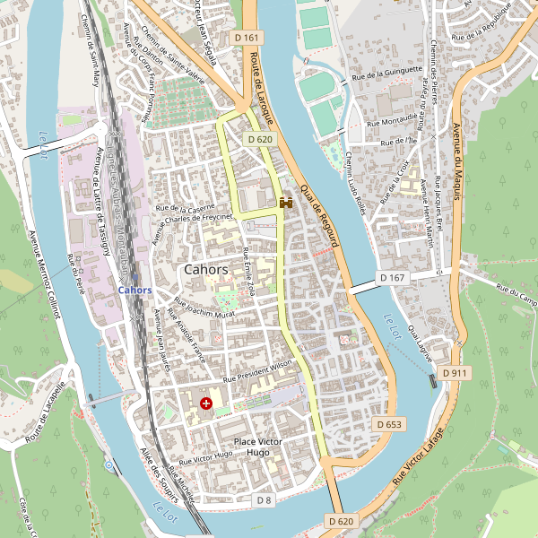 Carte des taxi à Cahors Thumbnail