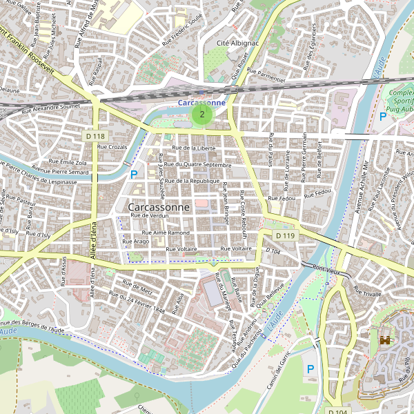 Carte des taxi à Carcassonne Thumbnail
