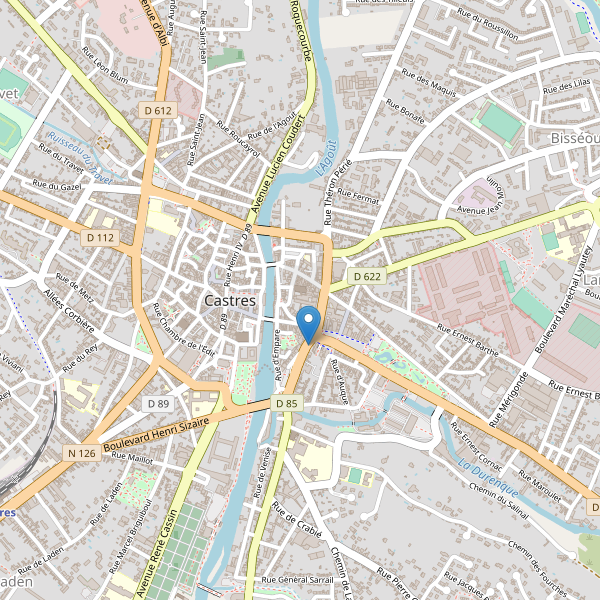 Carte des taxi à Castres (Tarn) Thumbnail