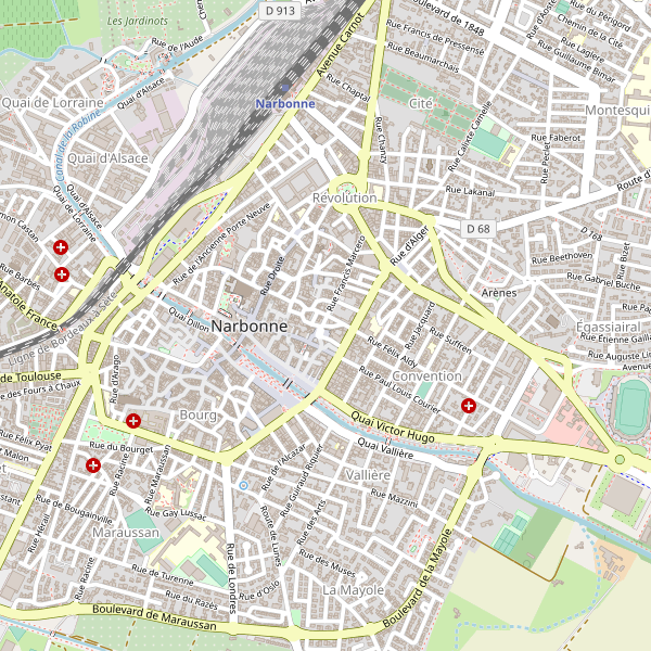 Carte des taxi à Narbonne Thumbnail