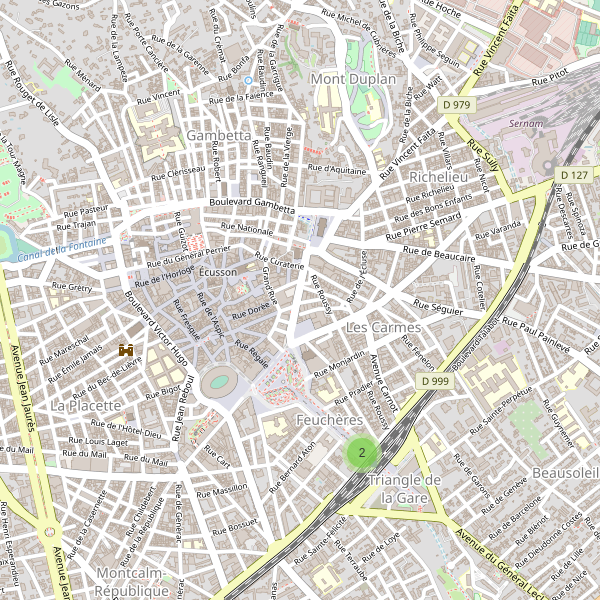 Carte des taxi à Nîmes Thumbnail