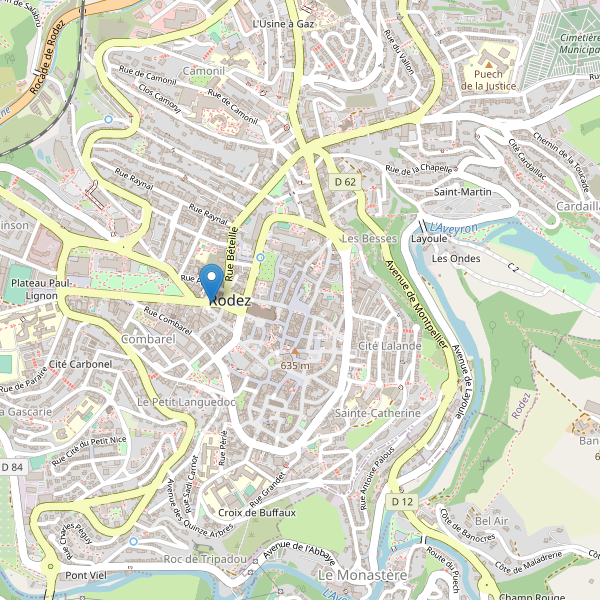 Carte des taxi à Rodez Thumbnail