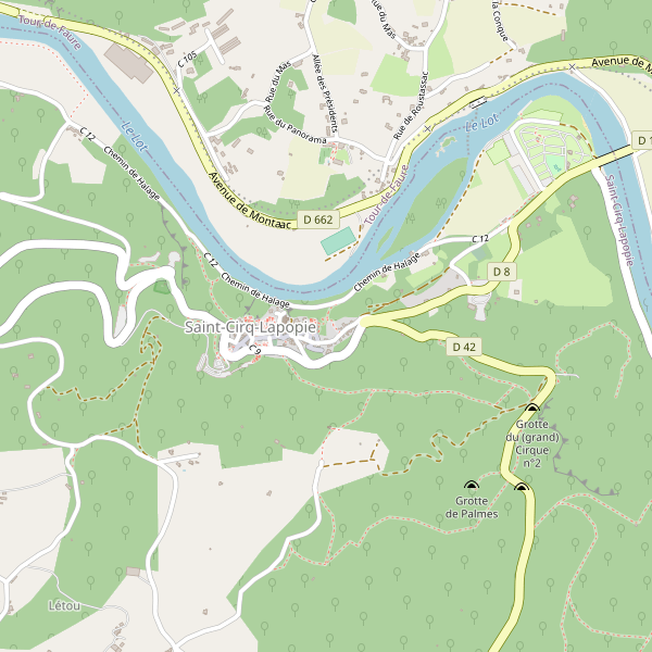 Carte des taxi à Saint-Cirq-Lapopie Thumbnail