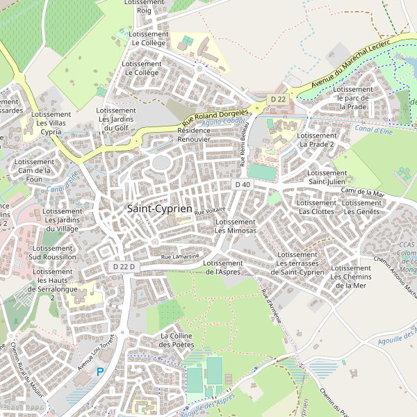 Carte des taxi à Saint-Cyprien (Pyrénées-Orientales) Thumbnail
