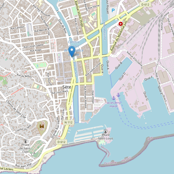 Carte des taxi à Sète Thumbnail