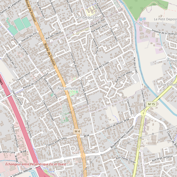 Carte des taxi à Aucamville (Haute-Garonne) Thumbnail
