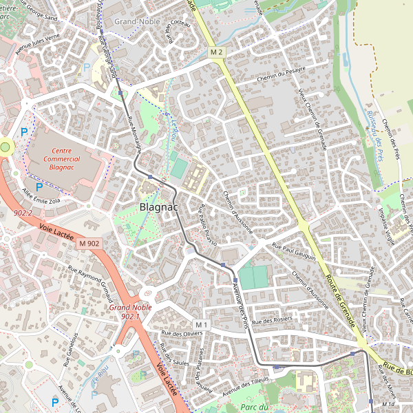 Carte des coiffeurs à Blagnac Thumbnail