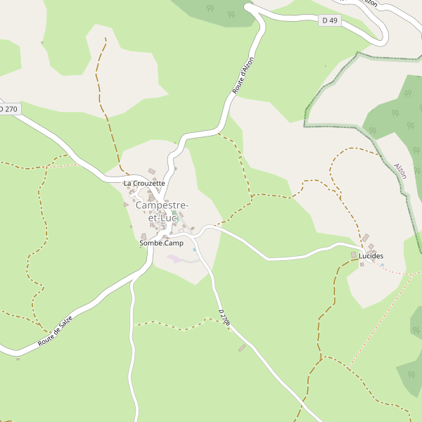 Carte des hotels à Campestre-et-Luc Thumbnail