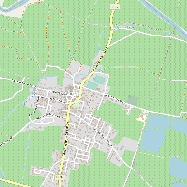 Carte des pub à Canet (Aude) Thumbnail