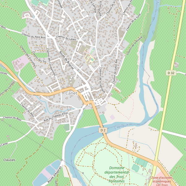 Carte des epiceries à Canet (Hérault) Thumbnail