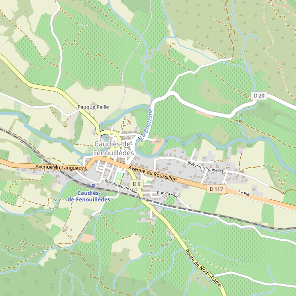Carte des campings à Caudiès-de-Fenouillèdes Thumbnail