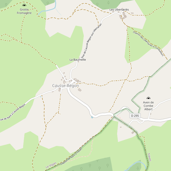 Carte des pub à Causse-Bégon Thumbnail