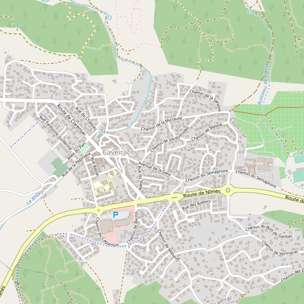 Carte des hotels à Caveirac Thumbnail