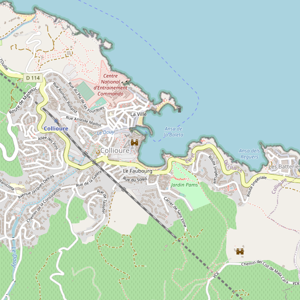 Carte des location-voiture à Collioure Thumbnail