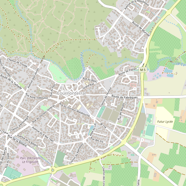 Carte des hotels à Cournonterral Thumbnail