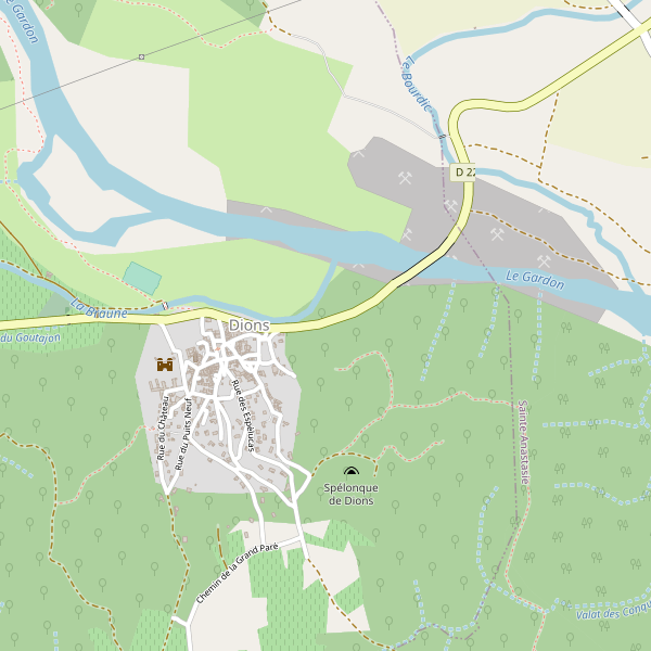 Carte des taxi à Dions Thumbnail