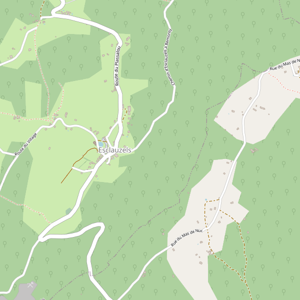 Carte des bedandbreakfast à Esclauzels Thumbnail