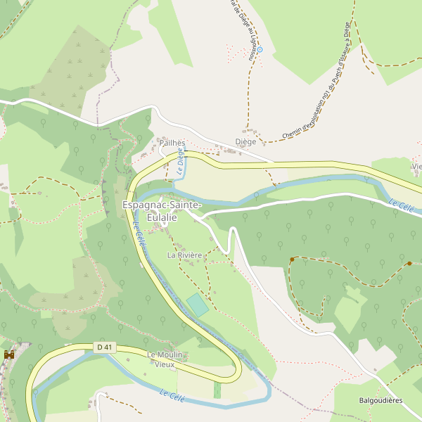 Carte des hotels à Espagnac-Sainte-Eulalie Thumbnail