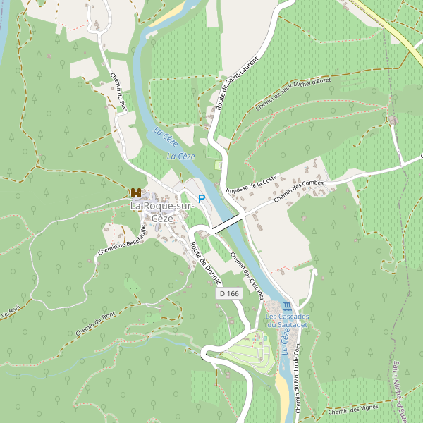 Plan de La Roque-sur-Cèze Thumbnail