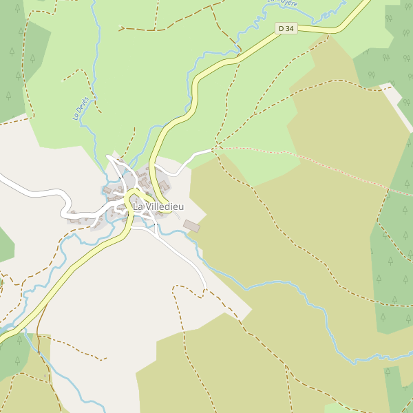Carte des monuments à La Villedieu (Lozère) Thumbnail