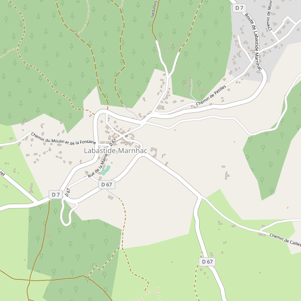Carte des bedandbreakfast à Labastide-Marnhac Thumbnail