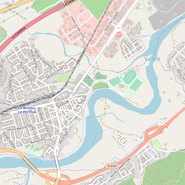 Carte des location-voiture à Le Boulou Thumbnail