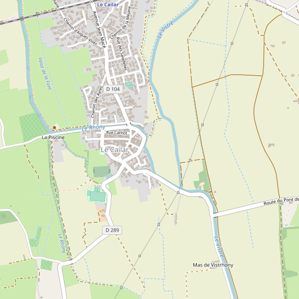 Carte des marches à Le Cailar Thumbnail
