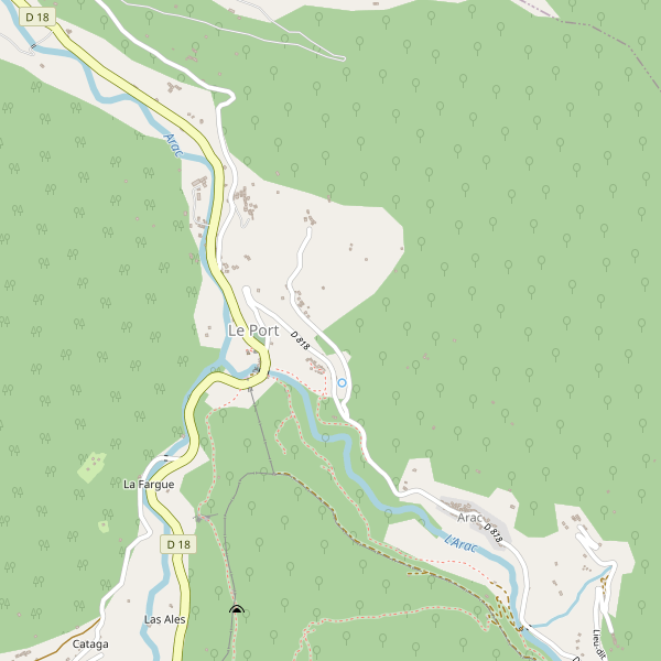 Carte des stations-service à Le Port (Ariège) Thumbnail