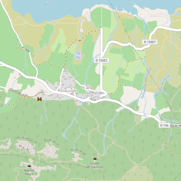 Carte des hotels à Liausson Thumbnail