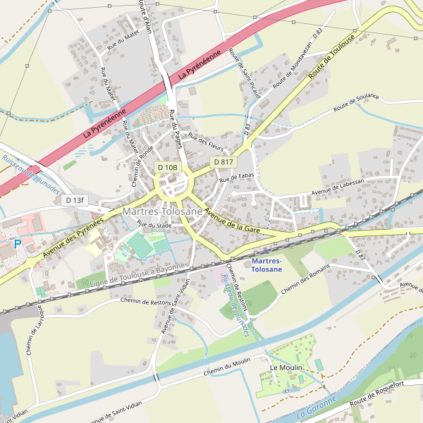 Carte des stationnement-velos à Martres-Tolosane Thumbnail