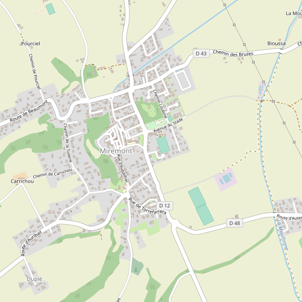 Carte des monuments à Miremont (Haute-Garonne) Thumbnail