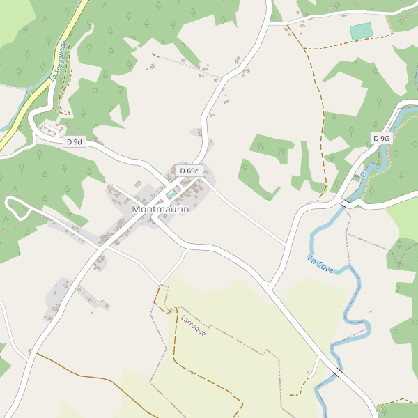 Carte des bedandbreakfast à Montmaurin Thumbnail