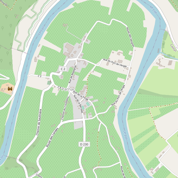 Carte des hotels à Parnac (Lot) Thumbnail