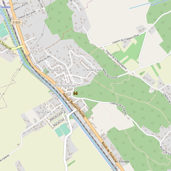 Carte des campings à Pompignan (Tarn-et-Garonne) Thumbnail