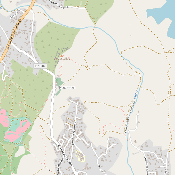 Carte des hotels à Rousson (Gard) Thumbnail