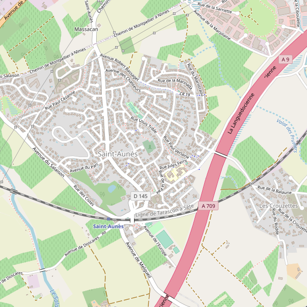 Carte des guichets-automatiques à Saint-Aunès Thumbnail