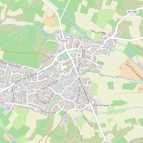 Carte des hotels à Saint-Drézéry Thumbnail
