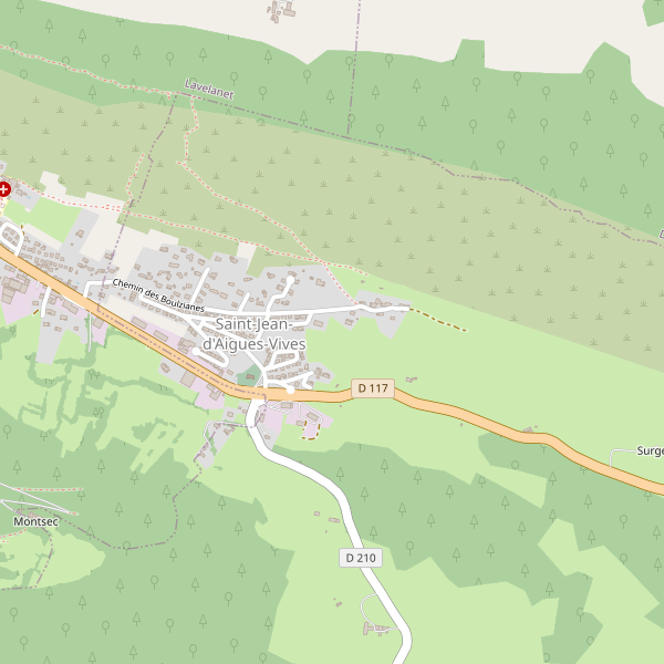 Carte des bedandbreakfast à Saint-Jean-d'Aigues-Vives Thumbnail