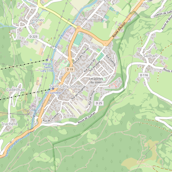 Carte des auberges à Saint-Lary-Soulan Thumbnail