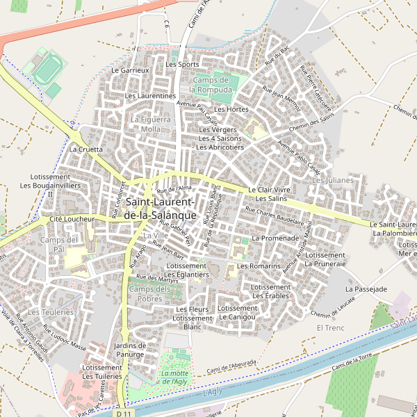 Carte des monuments à Saint-Laurent-de-la-Salanque Thumbnail