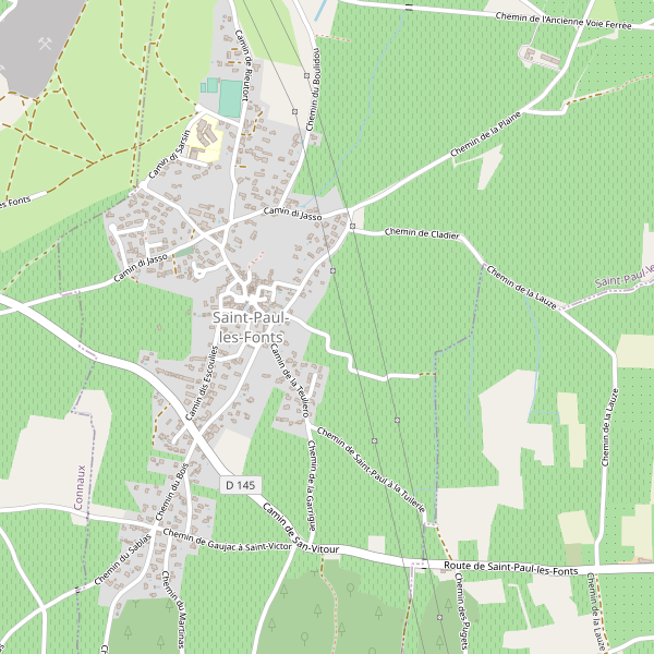 Carte des pub à Saint-Paul-les-Fonts Thumbnail
